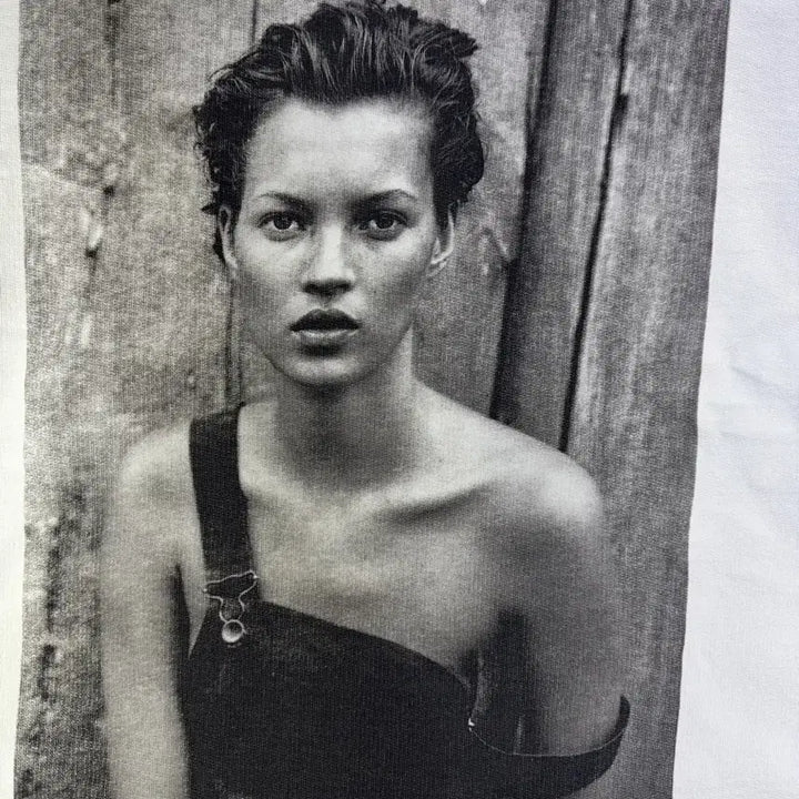 [BUNJANG] Zara Peter Lindbergh Kate Moss Vintage Sweatshirt / 빈티지 zara 자라 x 피터 린드버그 케이트모스 한정판 맨투맨 L