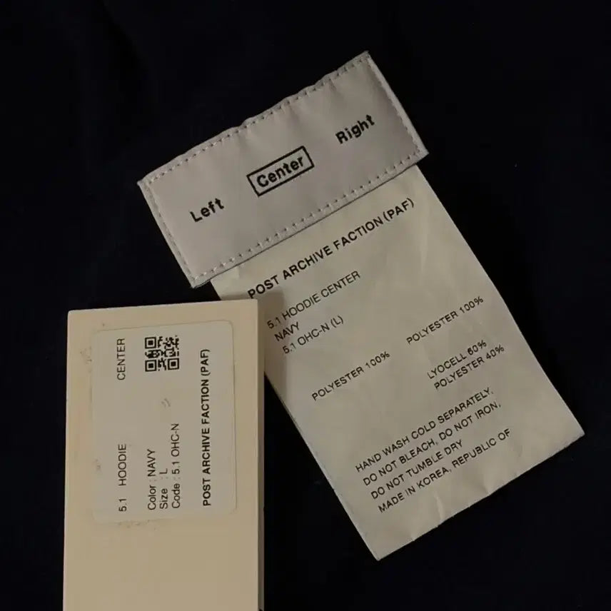 [BUNJANG] L PAF 5.1 Hoodie / [L] PAF 5.1 Hoodie center