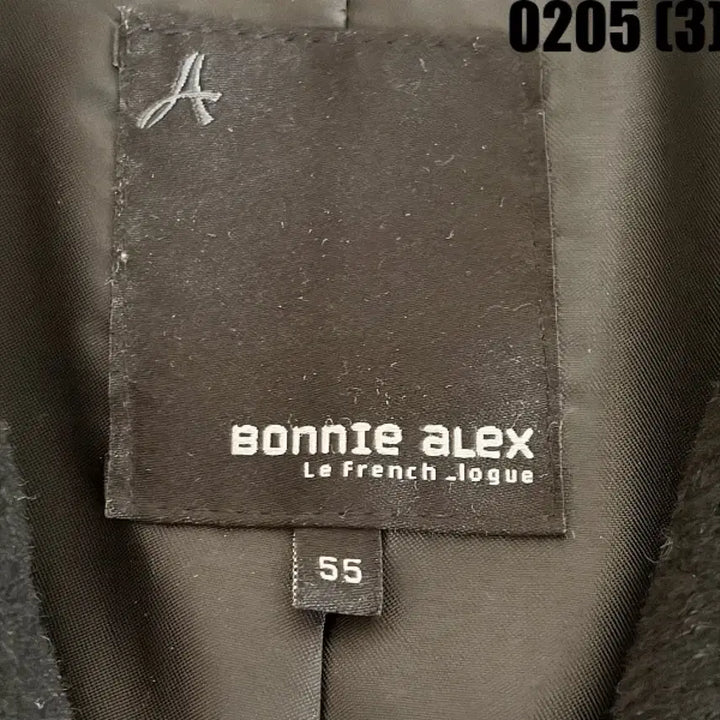 [BUNJANG] Bonny Alex Double Button Check Pattern Long Coat / [55] 보니알렉스 더블버튼 체크 패턴 롱 코트 0205(3)