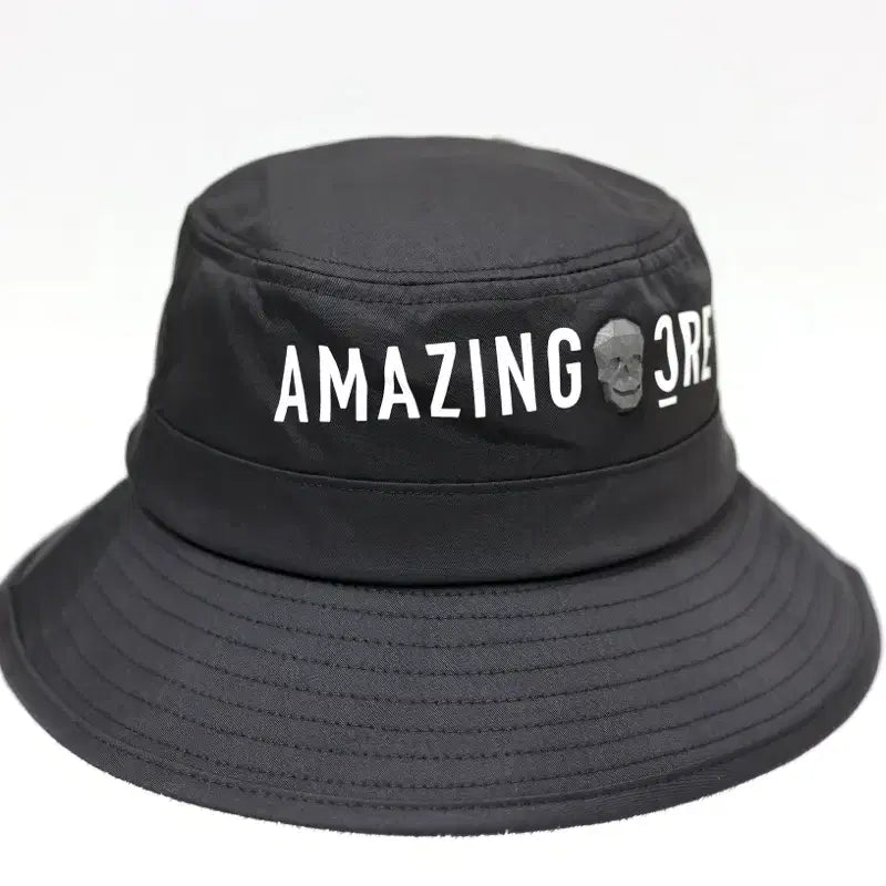 [BUNJANG] Amazingcre Black Bucket Hat Golf Cap / 어메이징크리 블랙 버킷햇 골프모자