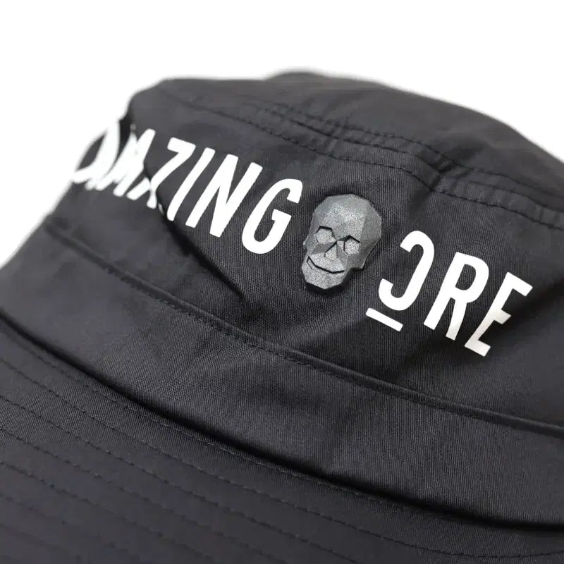 [BUNJANG] Amazingcre Black Bucket Hat Golf Cap / 어메이징크리 블랙 버킷햇 골프모자