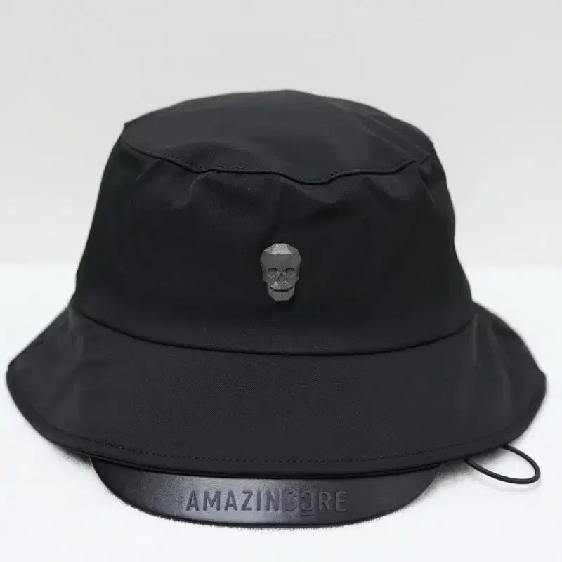 [BUNJANG] Amazingcre Black Golf Bucket Hat / 어메이징크리 블랙 골프모자 버킷햇 벙거지