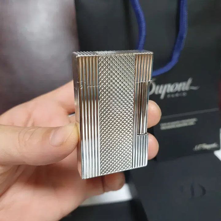 [BUNJANG] Dupont Line 2 CA16930 Lighter / [새상품,풀세트] 듀퐁라이터 라인2 ca16930 은장 듀퐁라이타