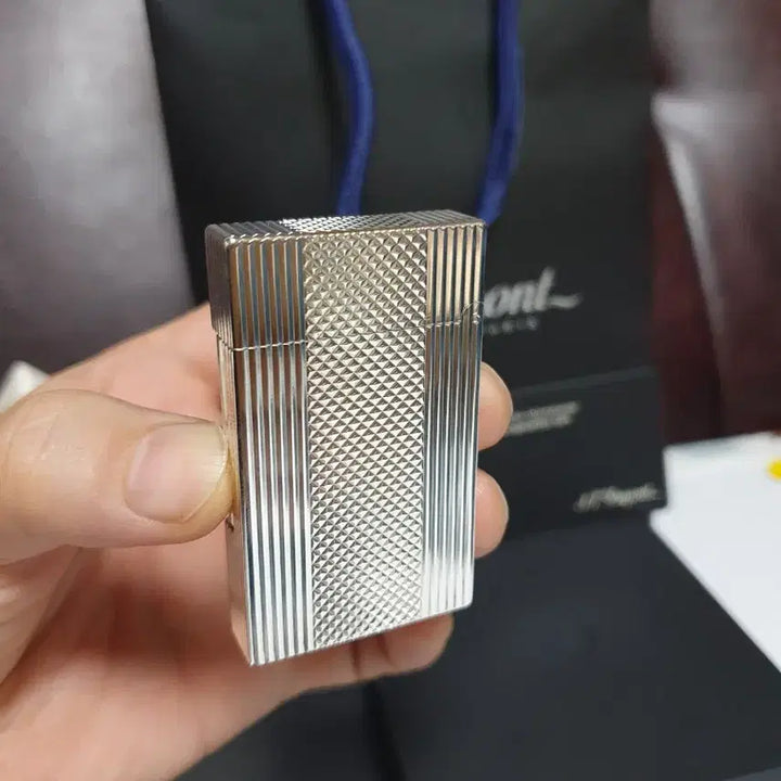 [BUNJANG] Dupont Line 2 CA16930 Lighter / [새상품,풀세트] 듀퐁라이터 라인2 ca16930 은장 듀퐁라이타