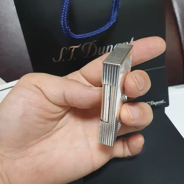 [BUNJANG] Dupont Line 2 CA16930 Lighter / [새상품,풀세트] 듀퐁라이터 라인2 ca16930 은장 듀퐁라이타