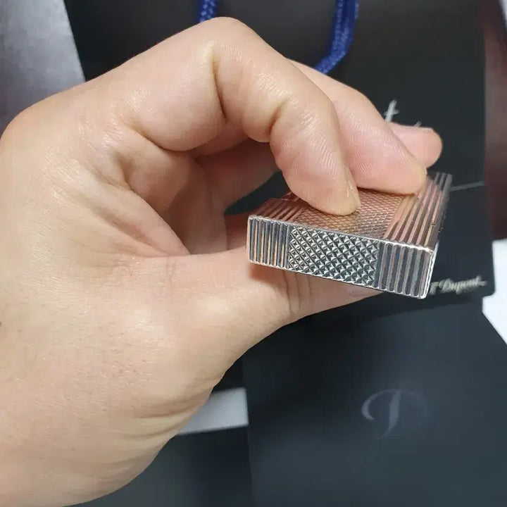 [BUNJANG] Dupont Line 2 CA16930 Lighter / [새상품,풀세트] 듀퐁라이터 라인2 ca16930 은장 듀퐁라이타