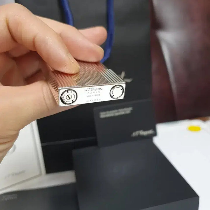 [BUNJANG] Dupont Line 2 CA16930 Lighter / [새상품,풀세트] 듀퐁라이터 라인2 ca16930 은장 듀퐁라이타