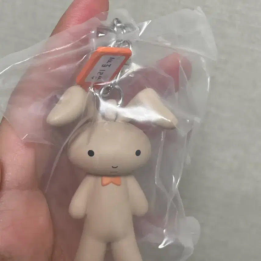 [BUNJANG] Crayon Shin-chan Glass Rabbit Miniature Keychain / 짱구는 못말려 짱구 유리토끼인형 키링 미니어처 키링(유리토끼)