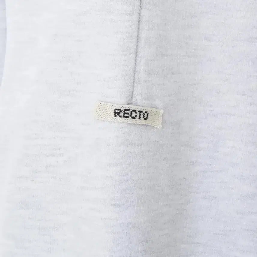 [BUNJANG] RECTO Low Edge Collar Stand Half Zip-Up Sweatshirt / [새상품] 렉토 로우 엣지 카라 스탠드 하프 집업 이서진 맨투맨 그레이