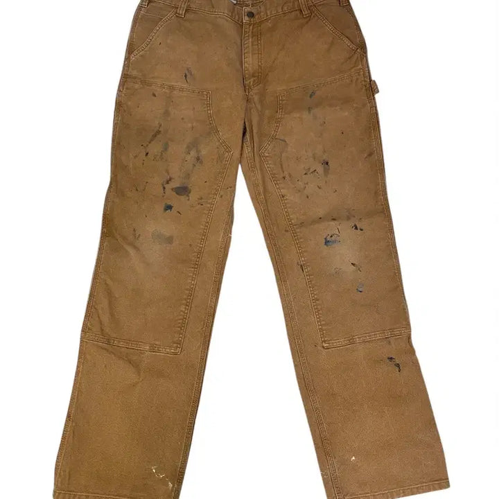 [BUNJANG] Carhartt Relaxed Fit Double Knee Work Pants Brown / 빈티지 칼하트 carhartt 릴렉스핏 더블니 워크팬츠 브라운 38/34