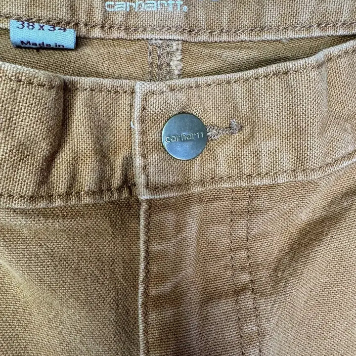 [BUNJANG] Carhartt Relaxed Fit Double Knee Work Pants Brown / 빈티지 칼하트 carhartt 릴렉스핏 더블니 워크팬츠 브라운 38/34