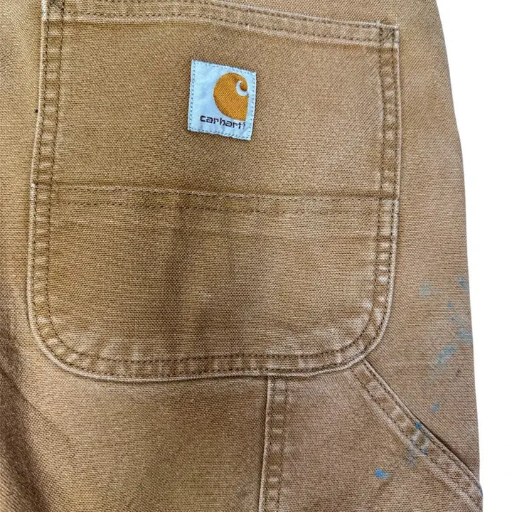 [BUNJANG] Carhartt Relaxed Fit Double Knee Work Pants Brown / 빈티지 칼하트 carhartt 릴렉스핏 더블니 워크팬츠 브라운 38/34