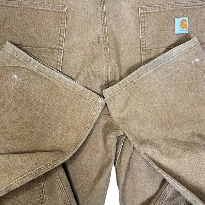 [BUNJANG] Carhartt Relaxed Fit Double Knee Work Pants Brown / 빈티지 칼하트 carhartt 릴렉스핏 더블니 워크팬츠 브라운 38/34