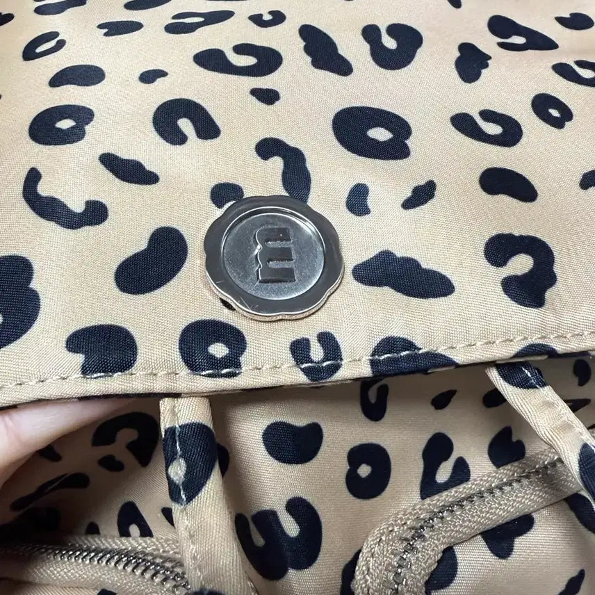 [BUNJANG] Minimute Leopard Backpack / 미닛뮤트 레오파드 백팩