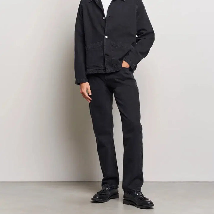 [BUNJANG] SUNFLOWER Standard Fit Jeans / 선플라워 SUNFLOWER 스탠다드핏 블랙 32/30