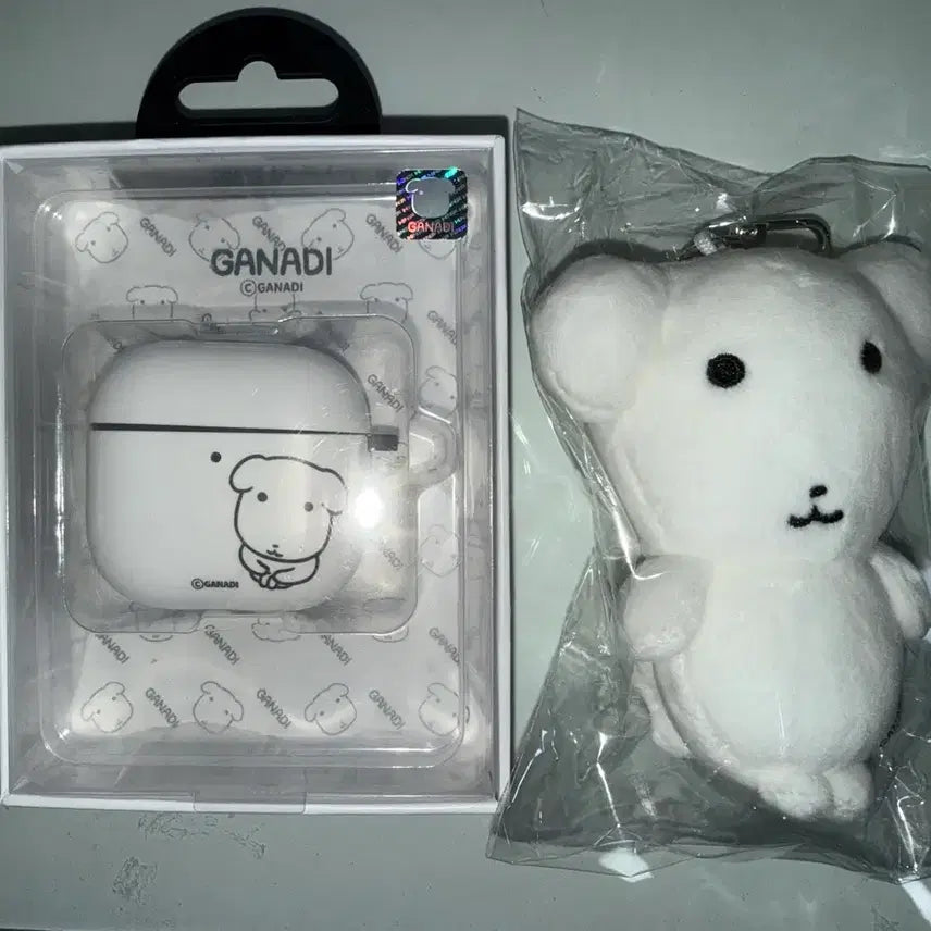 [BUNJANG] Gana.D Airpods Case & Keyring Doll / 미개봉 가나디 에어팟 케이스, 키링 인형