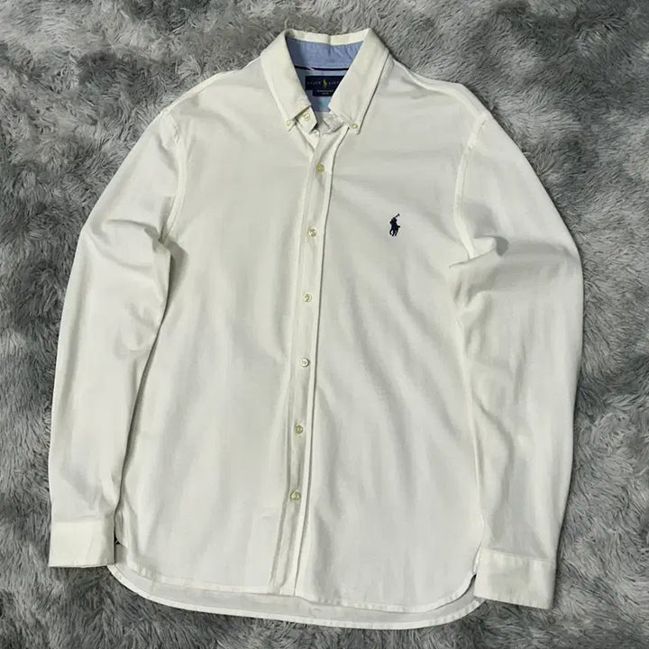 [BUNJANG] Polo Ralph Lauren Cotton White Shirt Long Sleeve / 폴로랄프로렌 면 화이트 셔츠 긴팔