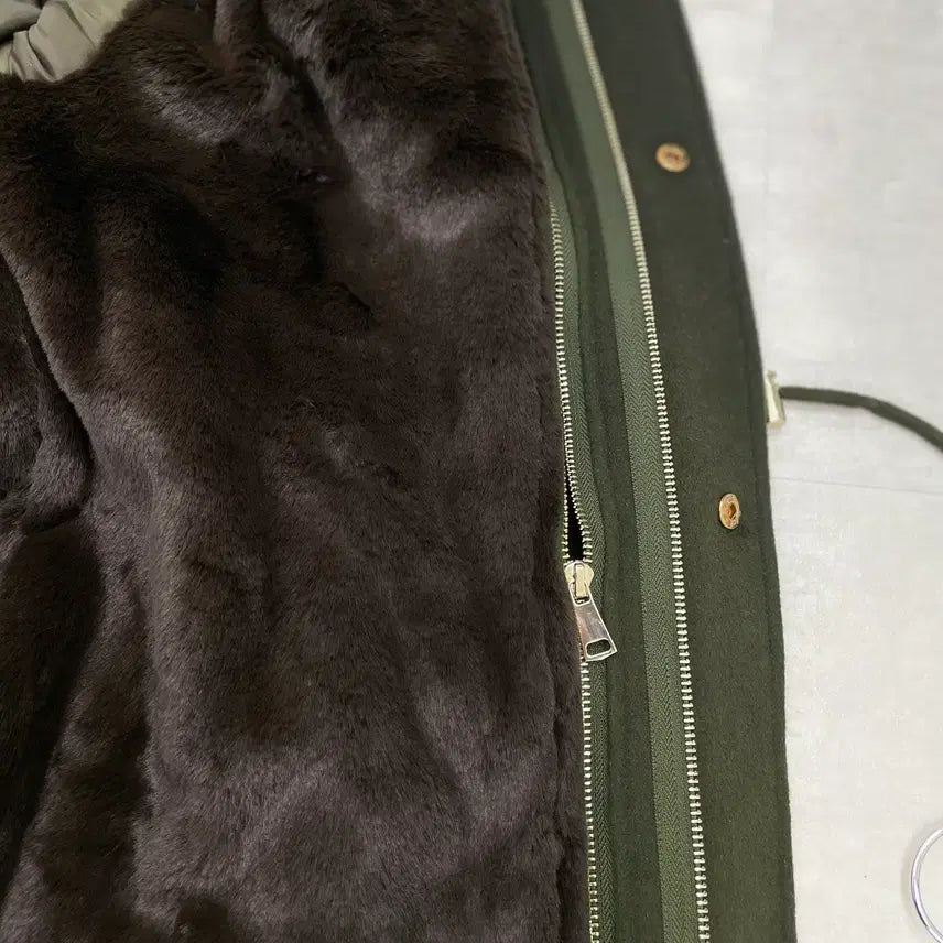 [BUNJANG] Berenice Raccoon Fur Hooded Wool Coat / 베르니스[Berenice] 라쿤 퍼 후드 울 코트