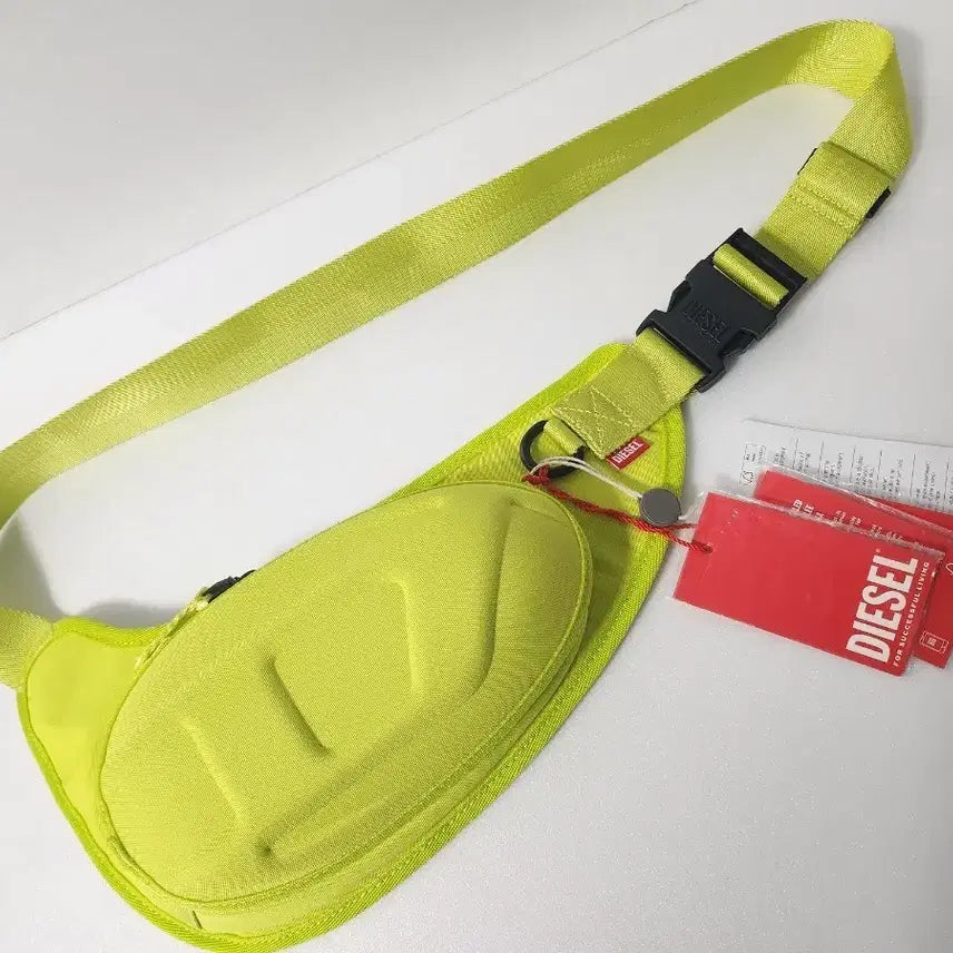 [BUNJANG] Diesel Fluorescent Hip Pack Shoulder Bag / 디젤 힙색 숄더백 형광 힙쌕