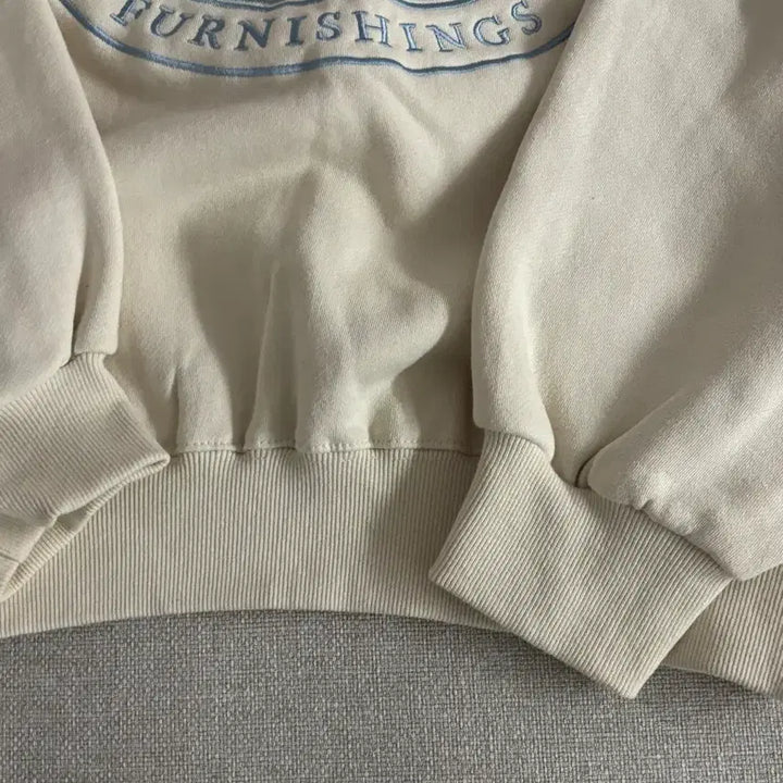 [BUNJANG] SPRINGHOUSE Ivory Embroidered Sweatshirt / SPRINGHOUSE 아이보리 맨투맨 티셔츠