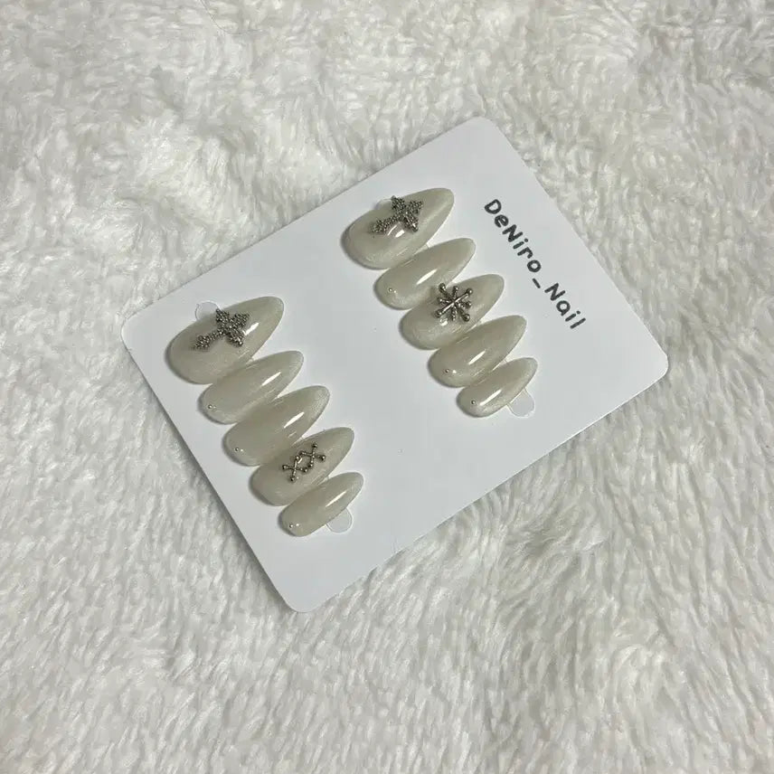 [BUNJANG] 그레이자석젤십자가 수제네일팁 <3 / 그레이자석젤십자가 수제네일팁 <3