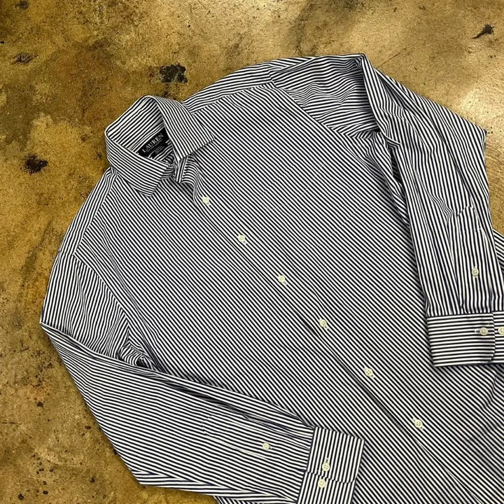 [BUNJANG] Polo Ralph Lauren Striped Long Sleeve Shirt / [정품] 폴로 랄프로렌 스트라이프 긴팔 셔츠