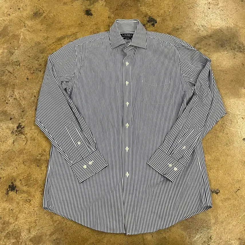 [BUNJANG] Polo Ralph Lauren Striped Long Sleeve Shirt / [정품] 폴로 랄프로렌 스트라이프 긴팔 셔츠