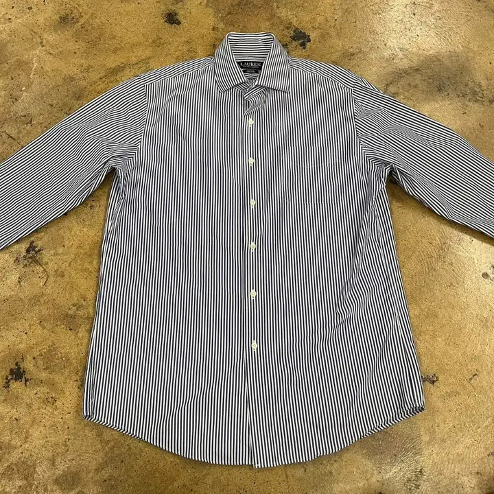 [BUNJANG] Polo Ralph Lauren Striped Long Sleeve Shirt / [정품] 폴로 랄프로렌 스트라이프 긴팔 셔츠