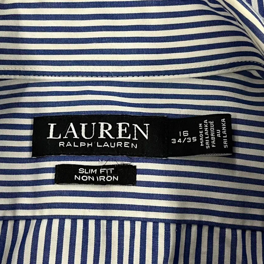 [BUNJANG] Polo Ralph Lauren Striped Long Sleeve Shirt / [정품] 폴로 랄프로렌 스트라이프 긴팔 셔츠
