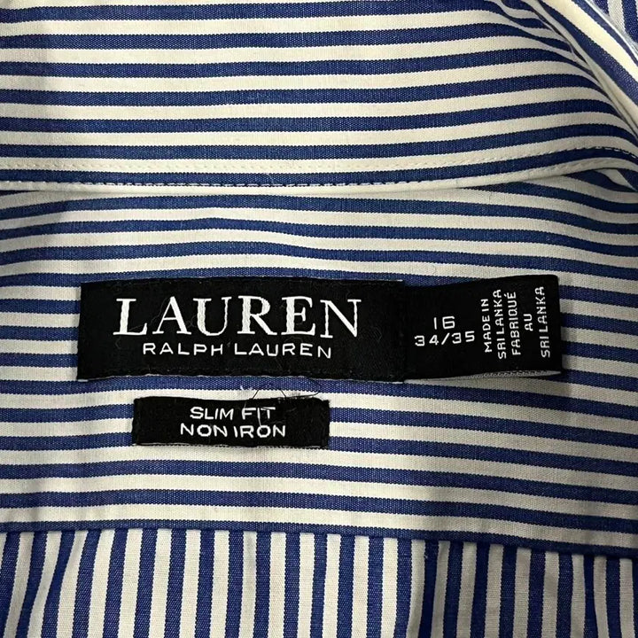 [BUNJANG] Polo Ralph Lauren Striped Long Sleeve Shirt / [정품] 폴로 랄프로렌 스트라이프 긴팔 셔츠