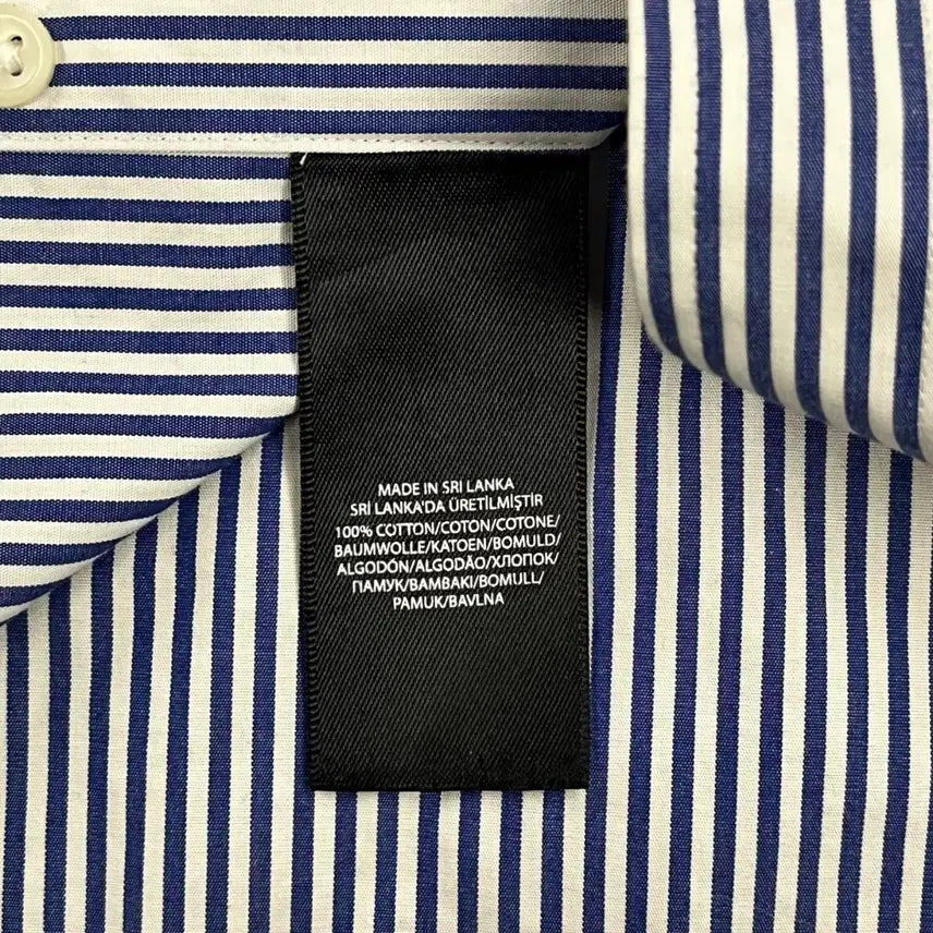[BUNJANG] Polo Ralph Lauren Striped Long Sleeve Shirt / [정품] 폴로 랄프로렌 스트라이프 긴팔 셔츠