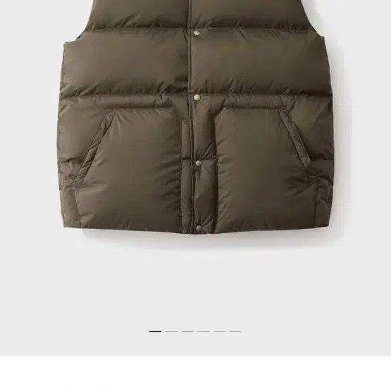 [BUNJANG] Pottery Goose Down Vest (Khaki, Size 3) / 포터리 구스다운 베스트 3사이즈 카키