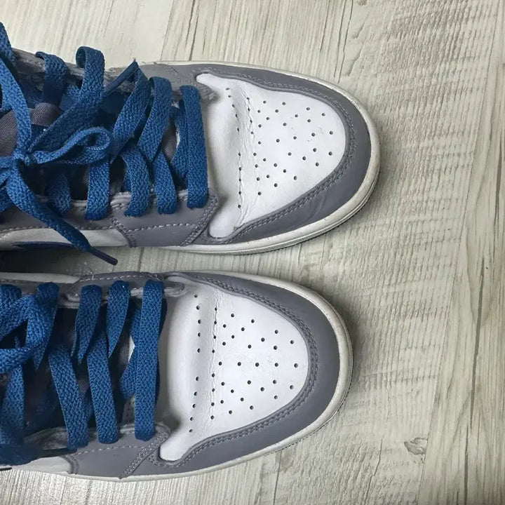 [BUNJANG] Jordan 1 Mid Cement Grey True Blue / 조던 1 미드 시멘트 그레이 트루 블루