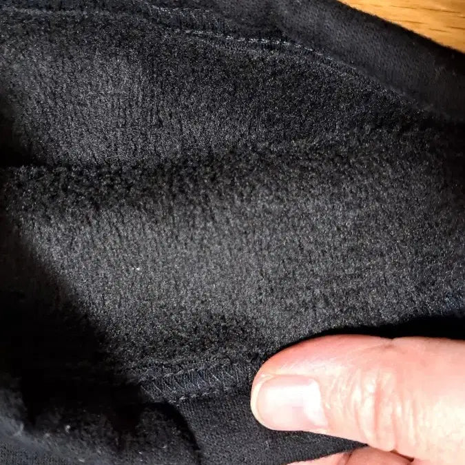 [BUNJANG] Black Wide Fleece Training Pants / 블랙 트레이닝 와이드 기모 팬츠