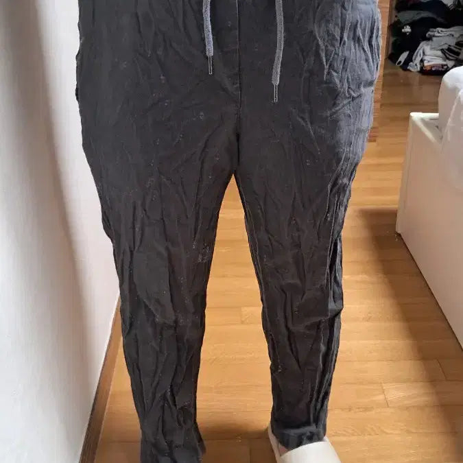 [BUNJANG] Logan Gray Pants / 로건 회색 면바지