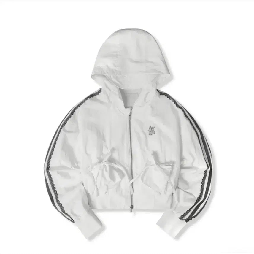 [BUNJANG] Urban Dress White Lace Windbreaker / 어반드레스 화이트 레이스 바람막이