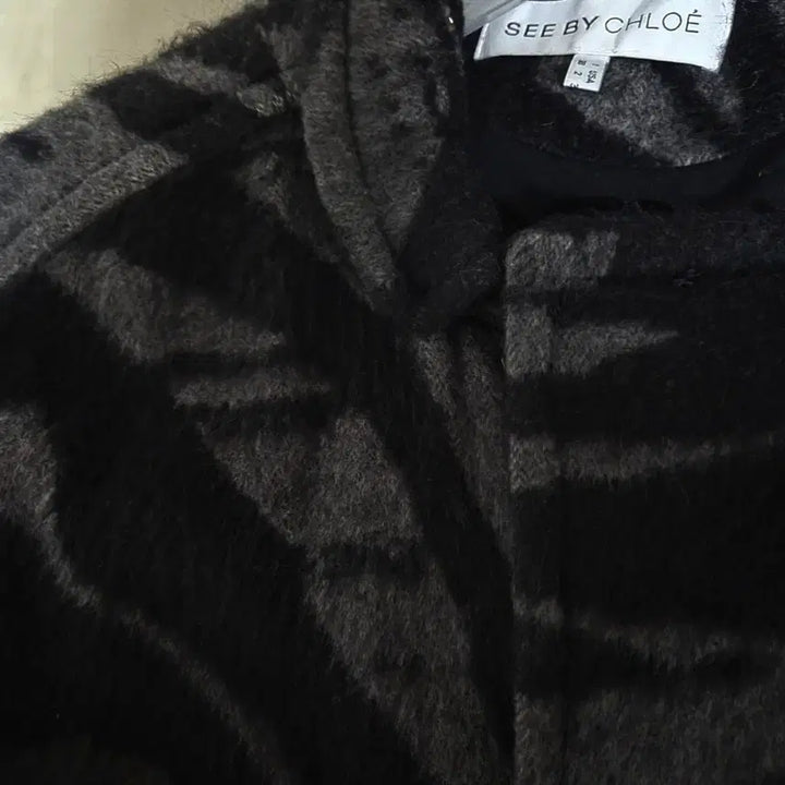 [BUNJANG] See By Chloe Patterned Coat / 씨바이끌로에 얼룩 패턴 코트