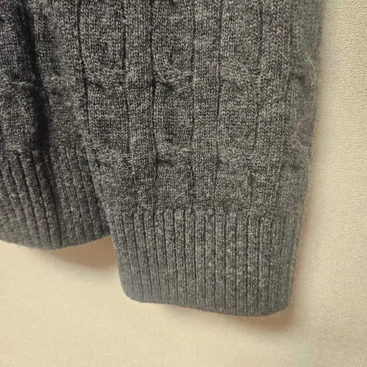 [BUNJANG] Lacoste Cable Knit Cardigan (Size 5) / 라코스테 케이블 니트 가디건 5사이즈