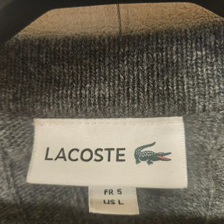[BUNJANG] Lacoste Cable Knit Cardigan (Size 5) / 라코스테 케이블 니트 가디건 5사이즈