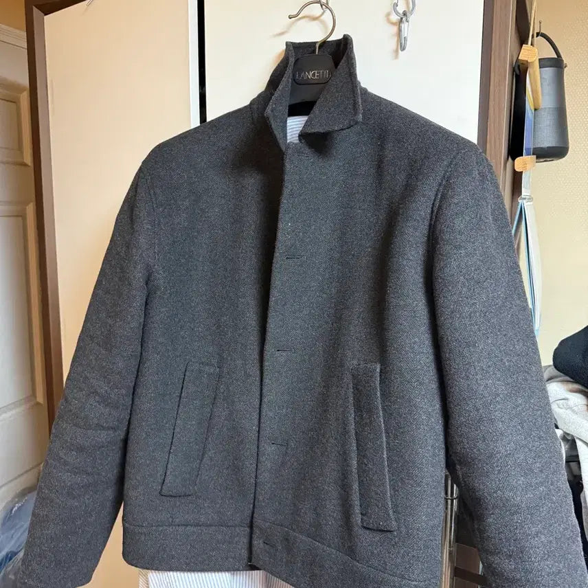 [BUNJANG] Massimo Dutti Wool Jacket - Charcoal / 마시모두티 울 자캣 L 33만 챠콜