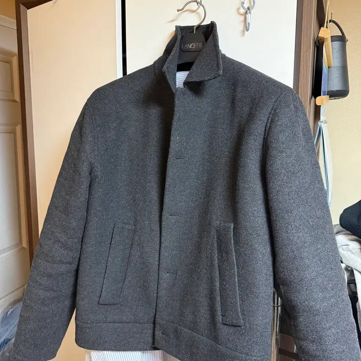 [BUNJANG] Massimo Dutti Wool Jacket - Charcoal / 마시모두티 울 자캣 L 33만 챠콜