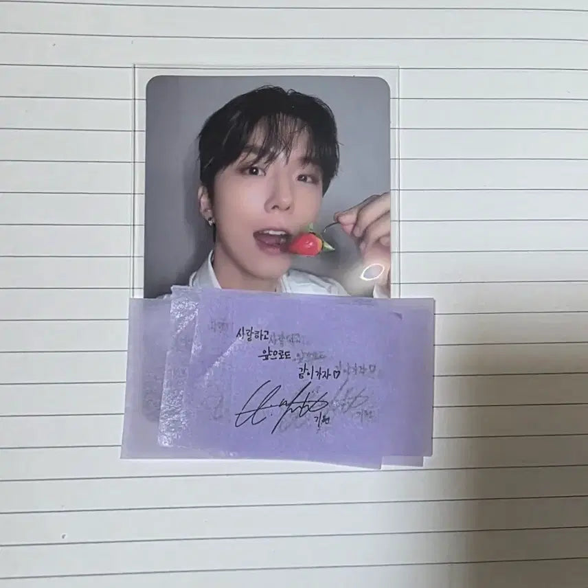 [BUNJANG] MONSTA X Kihyun Photocard / 몬스타엑스 콘서트 막콘 몬베베온리 기현 포카 양도