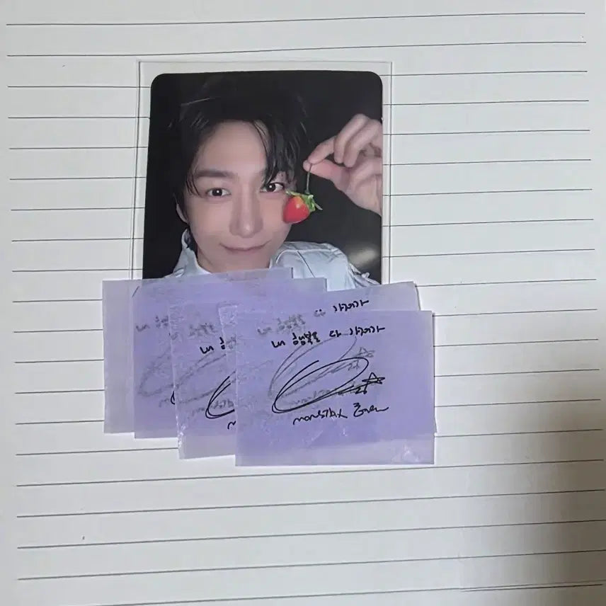 [BUNJANG] MONSTA X Hyungwon Photocard / 몬스타엑스 콘서트 막콘 몬베베온리 형원 포카 양도