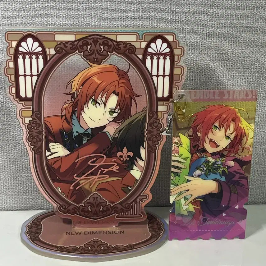 [BUNJANG] Ensemble Stars Leo Acrylic &amp; Keyring Bundle Set / 앙스타 레오 덩쿨아크릴 중스타 키링 일괄 양도