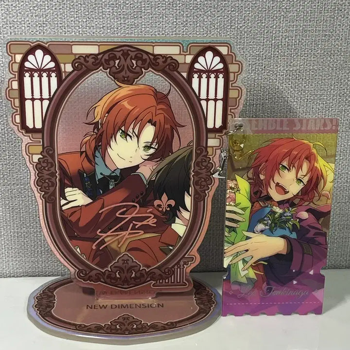 [BUNJANG] Ensemble Stars Leo Acrylic &amp; Keyring Bundle Set / 앙스타 레오 덩쿨아크릴 중스타 키링 일괄 양도