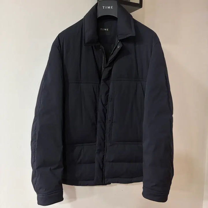 [BUNJANG] Time Homme Goose Down Jacket / 24FW 타임옴므 칼라 구스 다운 점퍼 100 다크네이비