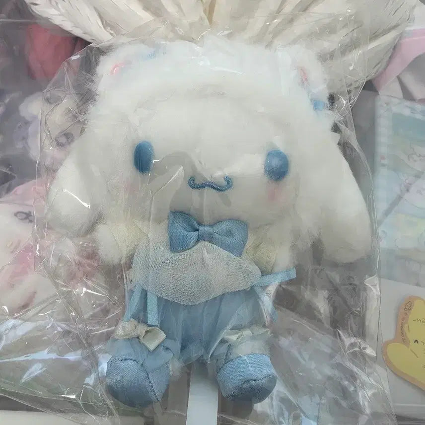[BUNJANG] 산리오 시나모롤 시로네코 마스코트 / 산리오 시나모롤 시로네코 마스코트
