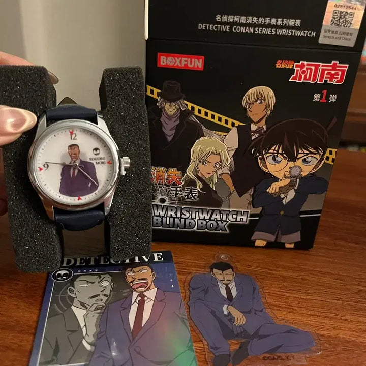 [BUNJANG] BOXFUN Detective Conan Watch + Acrylic Charm / BOXFUN 명탐정 코난 시계 + 카드 아크릴챰