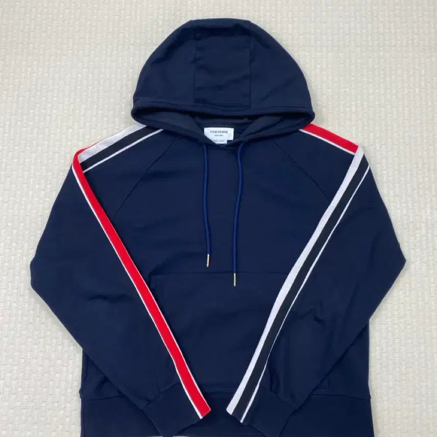 [BUNJANG] Thom Browne RWB Side Stripe Hoodie / 새상품급 정품 톰브라운 rwb사이드 스프라이프 후드티