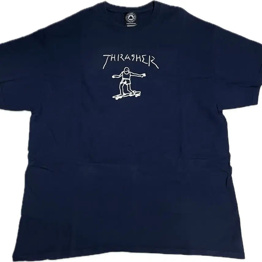 [BUNJANG] Treasure T-shirt Navy XL / 트레셔 반팔 티셔츠 네이비 XL